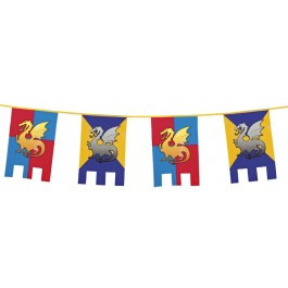 Medieval Knights and Dragons Bunting