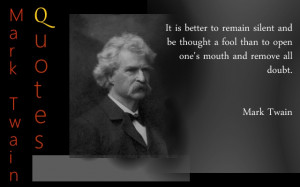 Quotes of Samuel Langhorne Clemens, better known by his pen name Mark ...