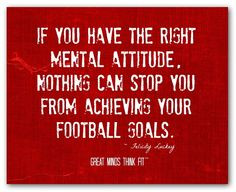 Inspirational Quotes For Football Players ~ Football Quotes on ...