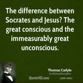 The difference between Socrates and Jesus? The great conscious and the ...