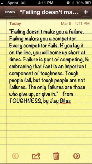 from Jay Bilas new book - toughness