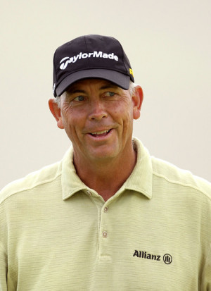 in this photo tom lehman tom lehman smiles after he made a birdy put