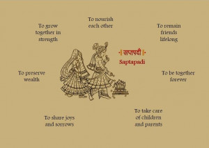 phere is a vedic marriage ritual wedding couple takes seven steps ...