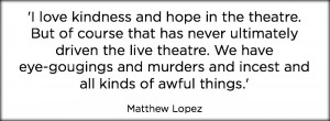 Matthew Lopez, Part 3: Is sweetness a risky trend in the American ...