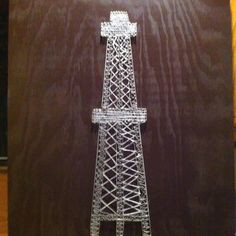 My string art drilling rig for fathers day!