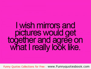 The Awkward fact about Mirror vs Real Image - Funny Quotes