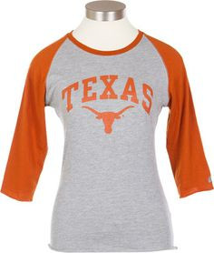Ladies Texas Over Longhorn Baseball T-Shirt More