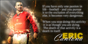 Eric Cantona Quote Sig by Quoit