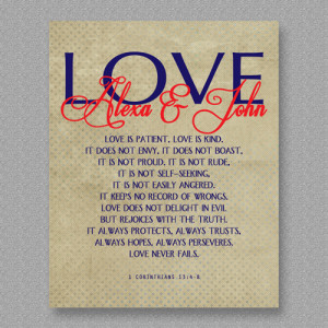 Love Quote Wall Decoration Customized