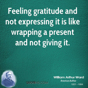 Feeling Gratitude And Not...