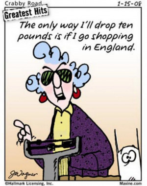 Seven assorted, vintage Maxine cartoons