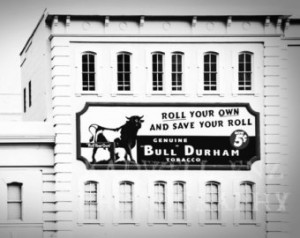 Bull Durham Tobacco in Black and Wh ite Fine Art Photography Print ...