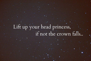 Always remember to keep your head up!