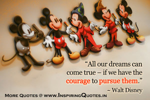 Walt Disney Quotes, Famous Walt Disney Thoughts Walt Disney Sayings ...