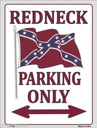 ... Metal Parking Sign Made n USA Southern Rebel Flag free shipping $22.55