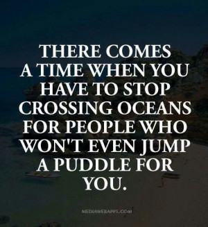 Stop Jumping over oceans for people.