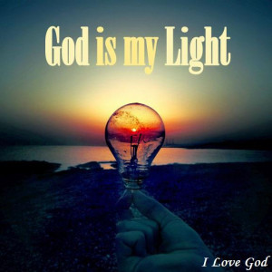 god is my light, inspire, jesus, love