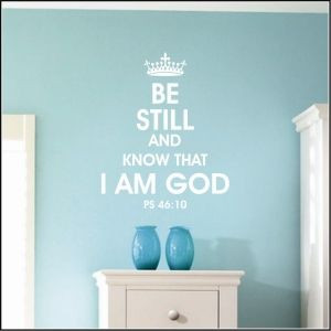 ... Be Still and Know | Old Testament Books Of Bible Christian Wall Decals