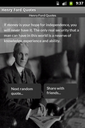 Henry Ford Quotes - screenshot