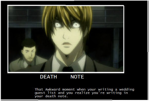 Hilarious death note funny poster