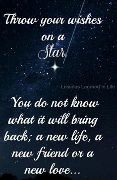 Wishing on a star