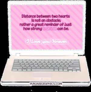 Love Sayings: Distance Between Two Hearts Is Not An Obstacle…