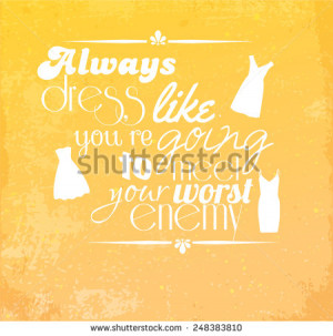 Yellow grungy quote vector - stock vector