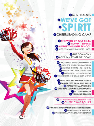 Cheerleading Spirit Flyer