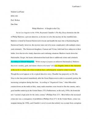 Sample Outline Literary Analysis Essay