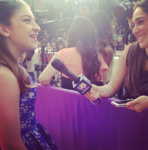 Gia Giudice, Victoria Justice, and Alexa Maetta at Kids' Choice Awards