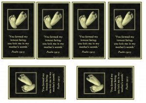 Click this link to download the above Pro Life Prayer Card Sheet