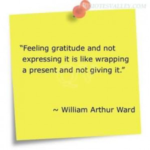 Feeling Gratitude And Not Expressing