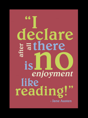 jane austen quotes about books