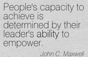 Leadership is influence.