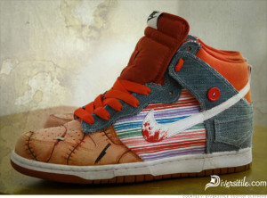 ... get a kick out of this sneaker inspired by the villainous Chucky doll