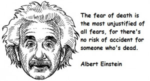 Albert Einstein Quotes Fear Risk