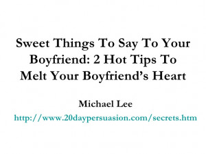 cute quotes to say to your boyfriend