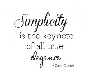 coco chanel quotes simplicity