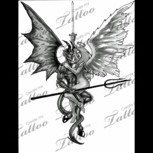 Evil Tattoo Flash Art Traynescom picture