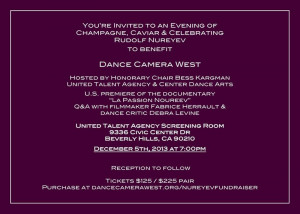 La Passion Noureev” to premiere in Los Angeles for Dance Camera West ...