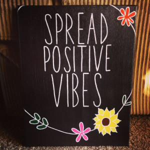 spread positive vibes - canvas art