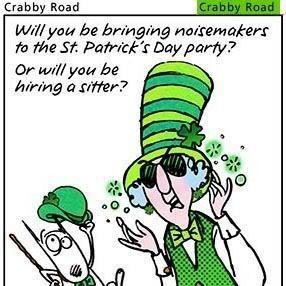 St. Patrick's Day-Crabby Road cartoon Funny Shit, Comics Book, Funny ...