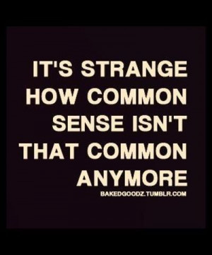 Common sense