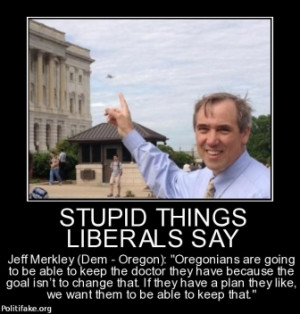 Stupid Things Liberals Say