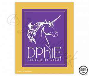 Delta Phi Epsilon Unicorn