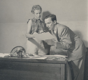 Theorist And Psychologist Rudolf Arnheim With A Student In 1953