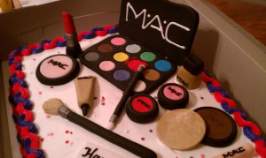 makeup cake this was made for a former student of mine who is a makeup ...