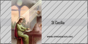 The Fire St Cecilia Virgin and Martyr (c.250-) Saint of the day ...