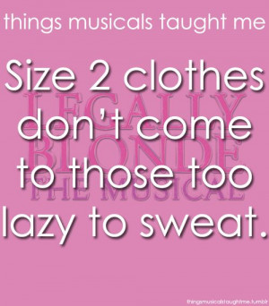 Things Musicals Taught Me: LEGALLY BLONDE - THE MUSICAL Size 2 clothes ...