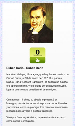 View bigger - Ruben Dario Poems and Quotes for Android screenshot